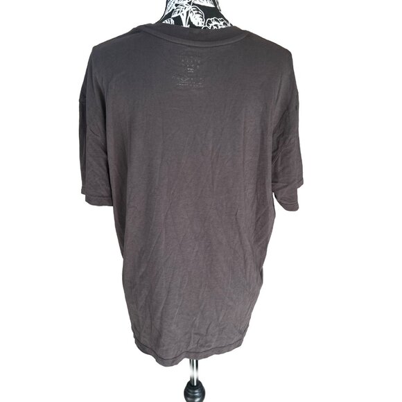 Billabong | You Are Invited Off-Black Colorful Sun Hippy Tomboy Tee | L | NWOT - Picture 5 of 12